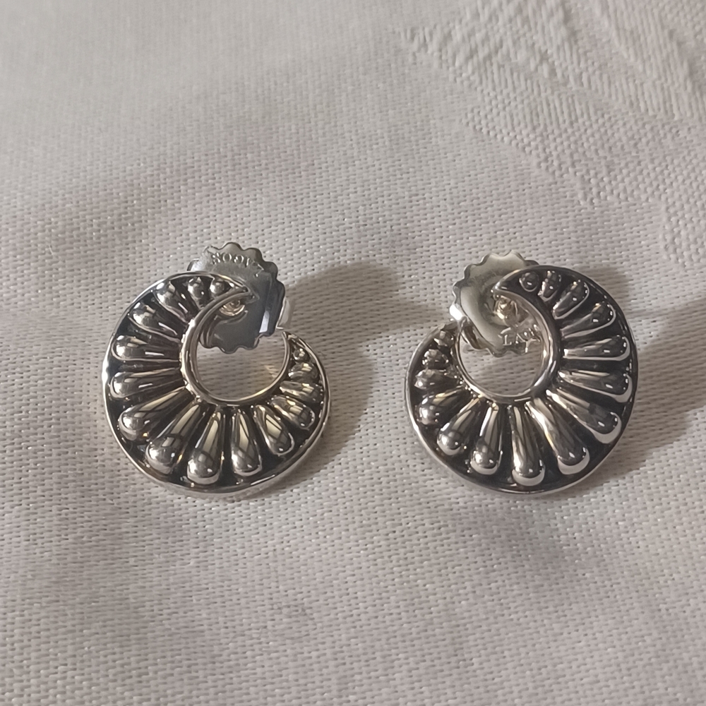 LAGOS Chi Chi Circle Earrings, Sterling Silver